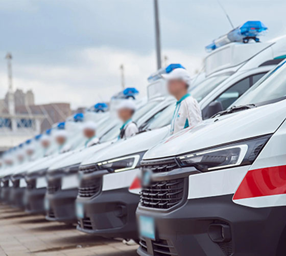 曲麻莱县服务车队展示